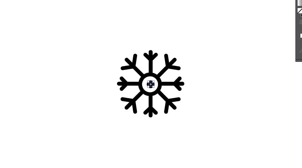How to make a Snowflake Ornament in Adobe illustrator 5