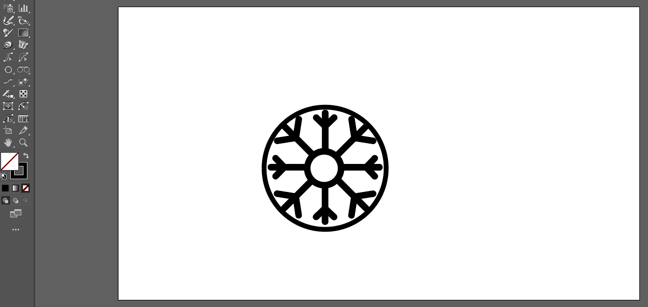 How to make a Snowflake Ornament in Adobe illustrator 6