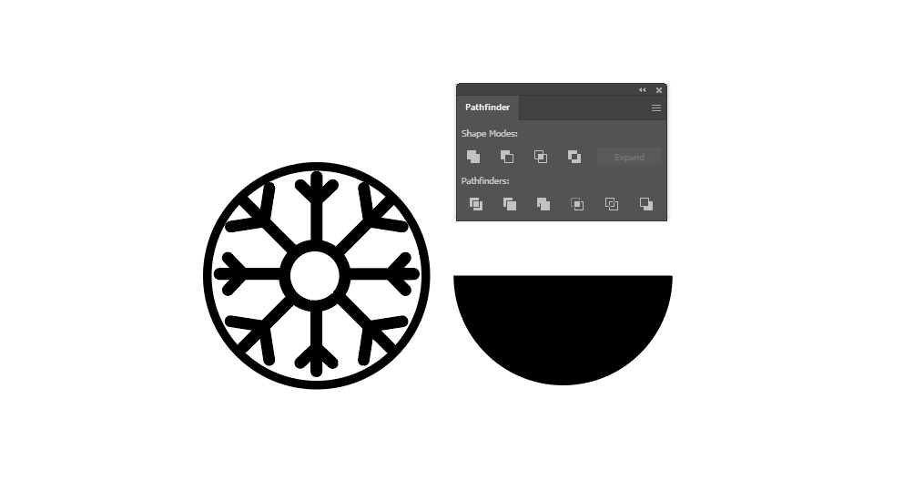 How to make a Snowflake Ornament in Adobe illustrator 7
