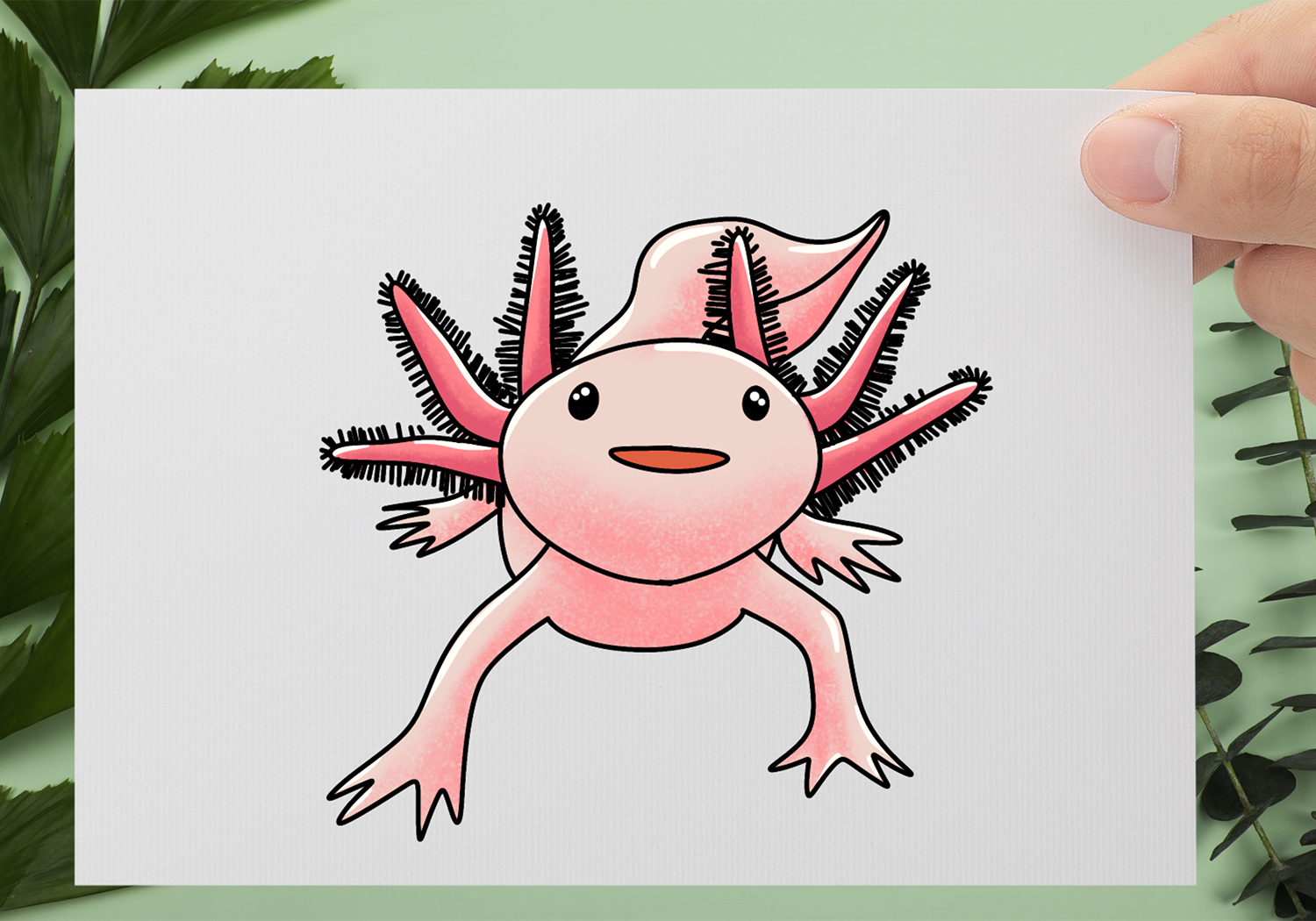 How To Draw An Axolotl