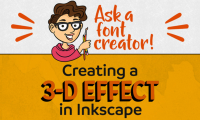 Ask a Font Creator: Creating a 3D Effect in Inkscape