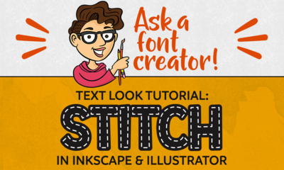 Ask a Font Creator: Stitch Text Effect in Inkscape and Illustrator