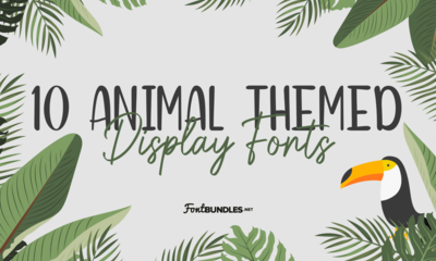 10 Animal Themed Display Fonts