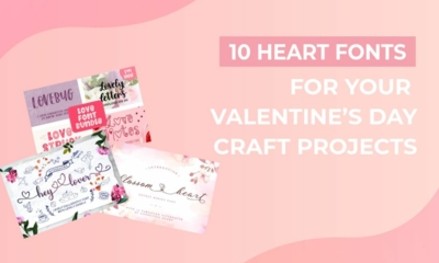 10 Heart Fonts for Your Valentine's Day Craft Projects