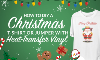 How To DIY A Christmas Shirt Or Jumper With Heat Transfer Vinyl
