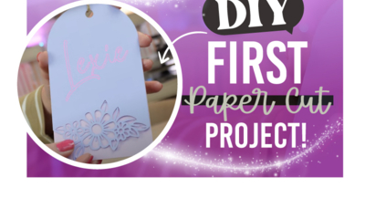 Beginner Cricut Project: How to Make a Paper Cut Gift Tag with Cricut