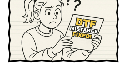 DTF Troubleshooting Guide: How to Fix Common Problems & Get Perfect Results Every Time
