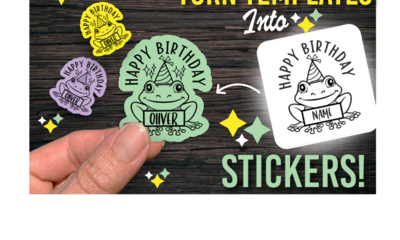 How to Make Quick Stickers Using Easy Edit and Craft Designer