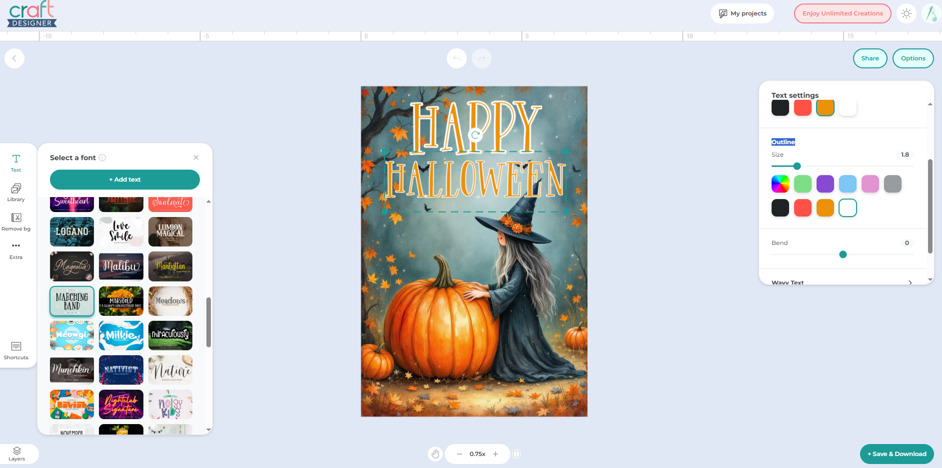 How to Create a Spooktacular Halloween Garden Flag with Illustrate AI! 6