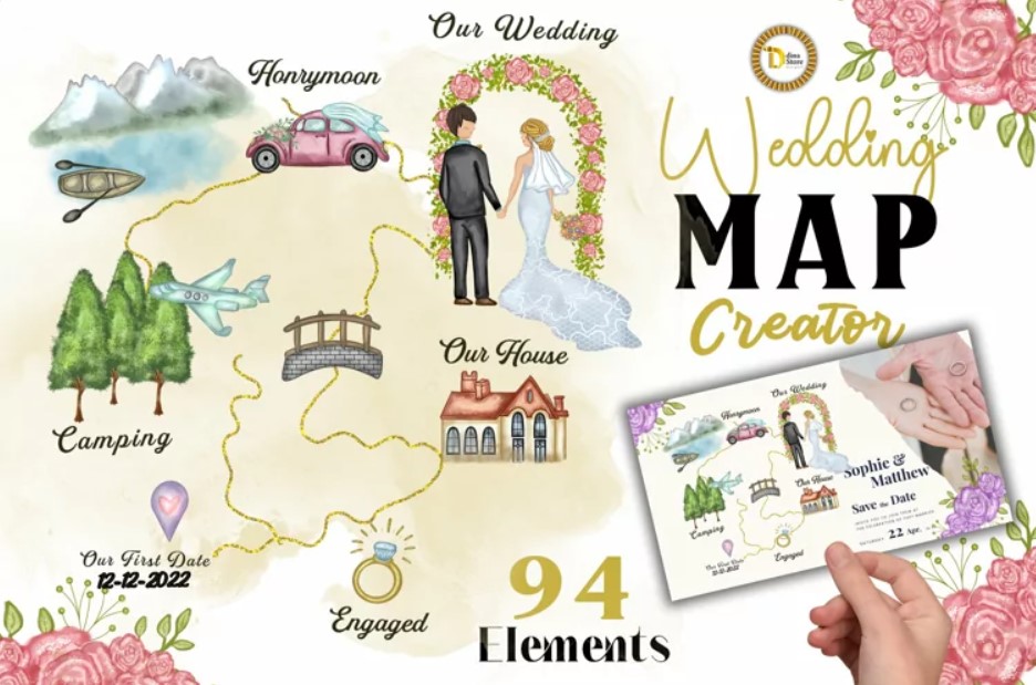 Wedding map creator